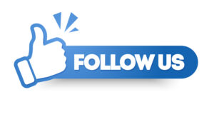 Image of icon with the words "follow us"